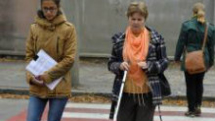 Pomoc nevidiacim v premávke