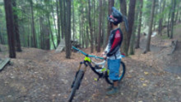 Na bicykli v Hradskej hore nad Liptovským Hrádkom 