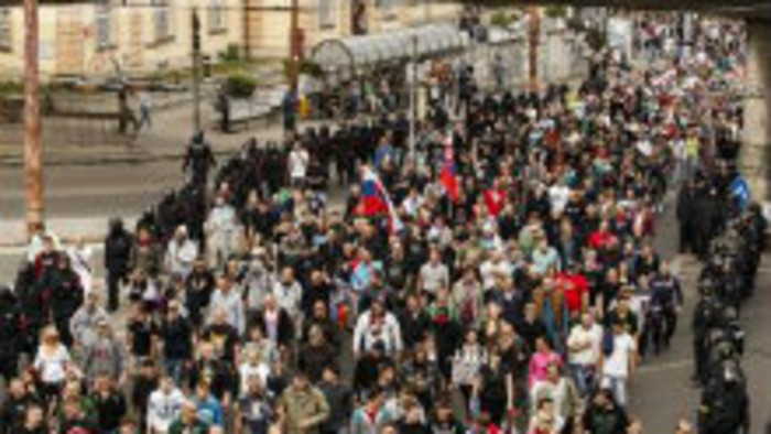 Protestné zhromaždenie v Žiline 