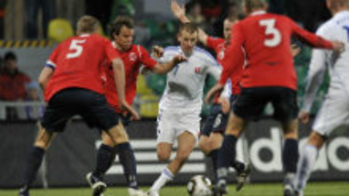 Pred futbalom Slovensko-Nórsko