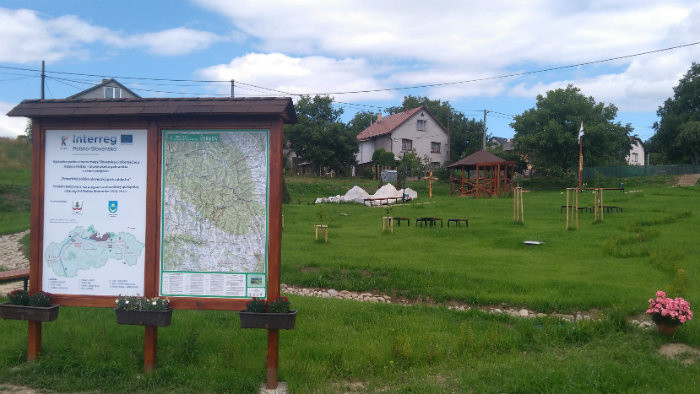 Park v tvare miniatúrneho Slovenska