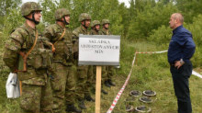 Výcvik aktívnych záloh s vojenskými policajtmi