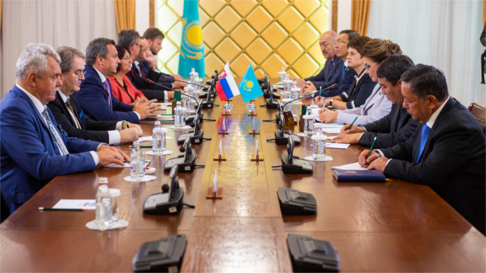 Parlamentschef Danko in Kasachstan