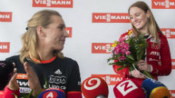 Privítanie biatlonistiek v Dukle