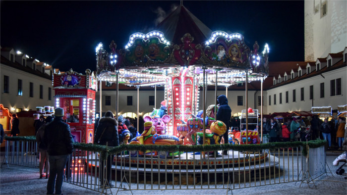 Marché de Noel au château de Bratislava
