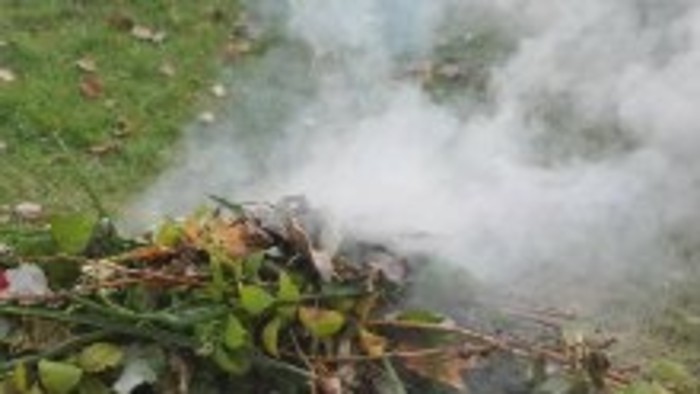 Spaľovanie lístia je zakázané