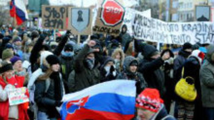 Po roku 1989 ľudia protestovali zriedkavo