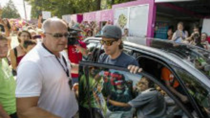 Peter Sagan medzi fanúšikmi