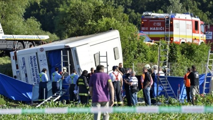 Tragická nehoda autobusu