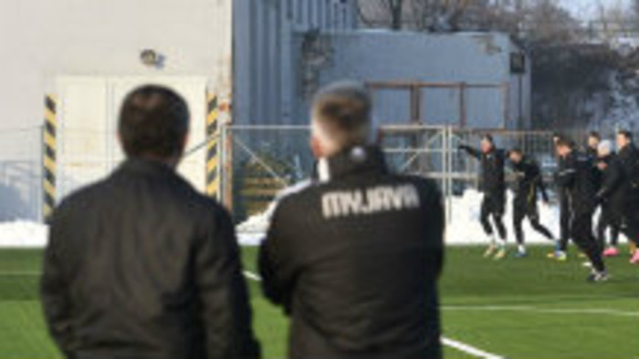 Po futbale Spartak Myjava - Slovan Bratislava