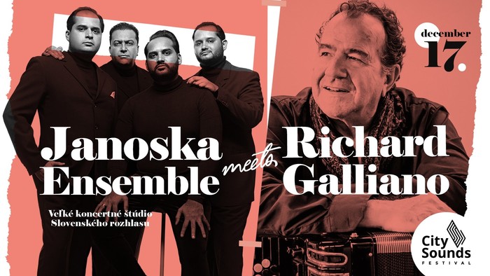 Francúzsky akordeonista Richard Galliano si zahral s Janoska Ensemble v rozhlase
