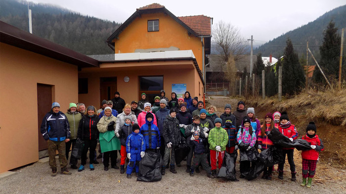 Jarné upratovanie v obci Švošov a okolí