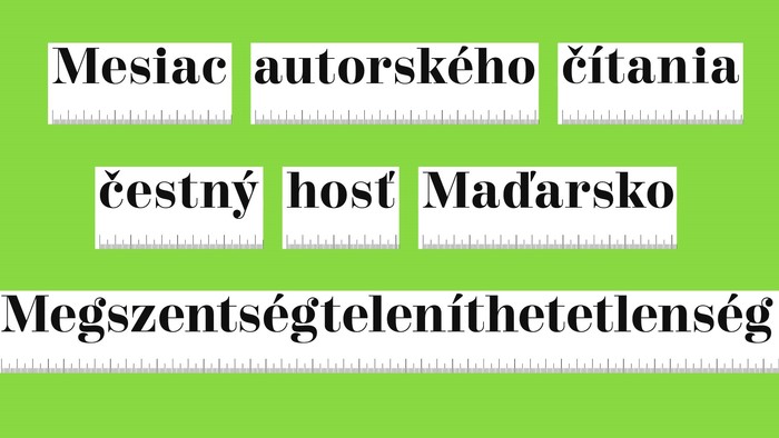 Mesiac autorského čítania tento rok na Slovensku nebude