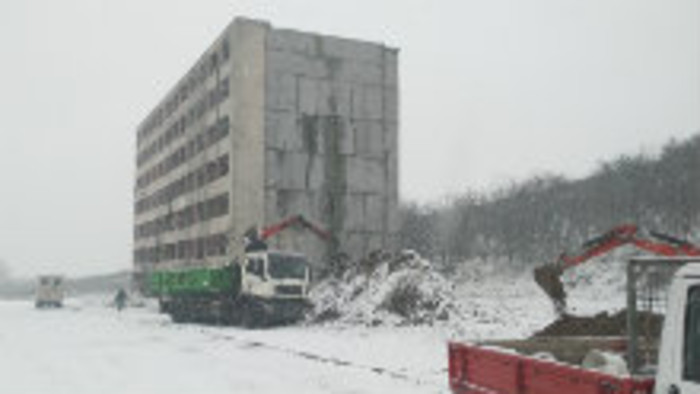 Upratovanie na košickom sídlisku Luník IX