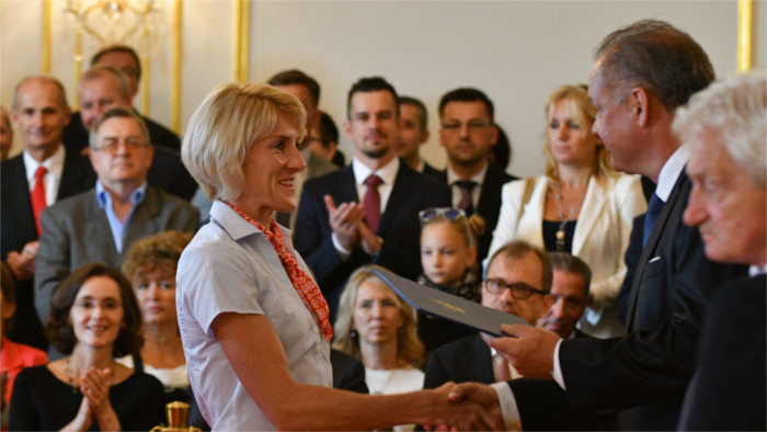 El presidente Andrej Kiska tomó juramento a los miembros de la Delegación Olímpica de Eslovaquia