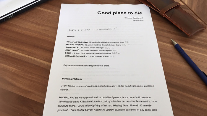 Rozhlasová hra: GOOD PLACE TO DIE