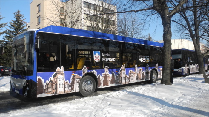 Elektrobus v Poprade 