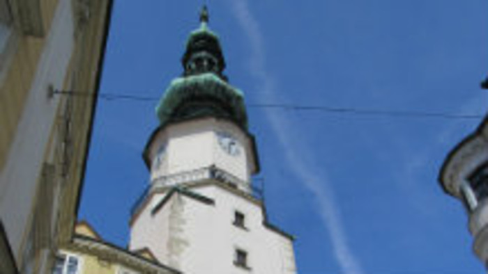Oprava Michalskej veže v Bratislave