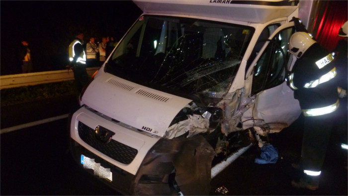 Fatal accident involving transported migrants in northern Slovakia
