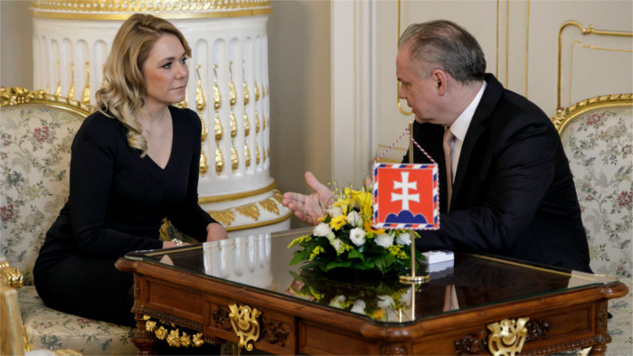 Präsident Kiska empfing Innenministerin Saková 