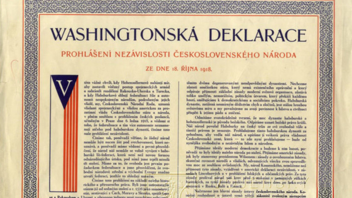 100. výročie Washingtonskej deklarácie 
