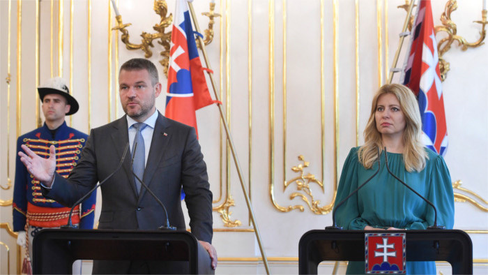 Premières rencontres de Zuzana Čaputová au Palais présidentiel 