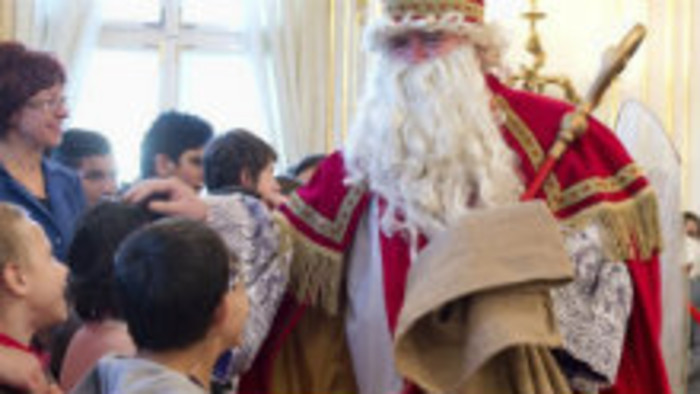 Mikuláš v Detskom domove v Trnave