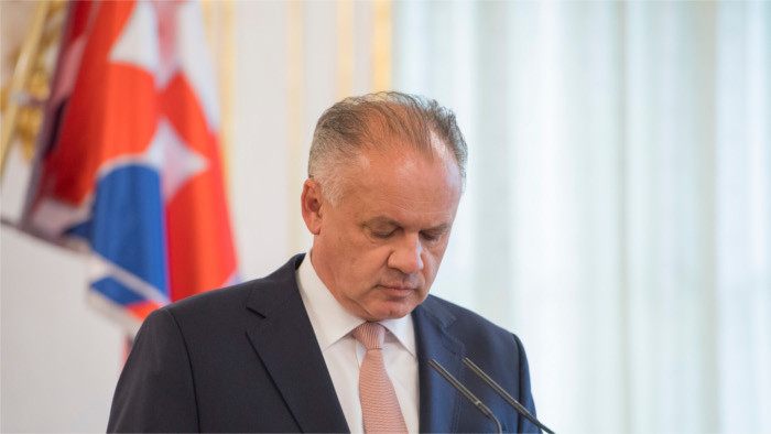 Le Président de la République A.Kiska n’envisage pas un second mandat