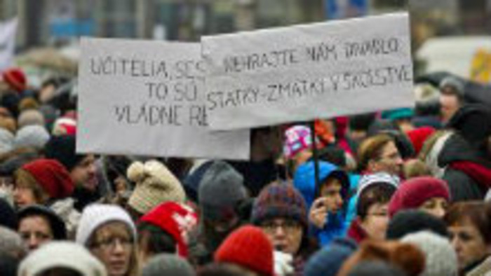 K veci: Štrajk učiteľov...