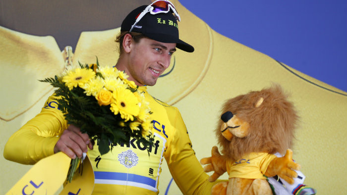 Víťaz druhej etapy Peter Sagan