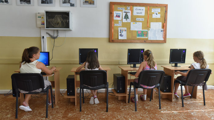 Na hodine informatiky