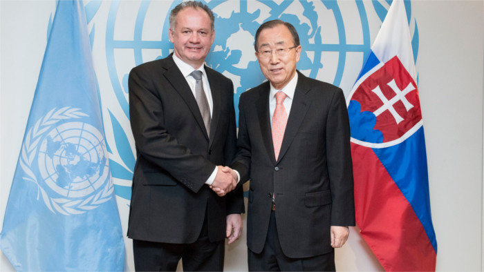 Presidente Kiska firmó Acuerdo de París sobre cambio climático