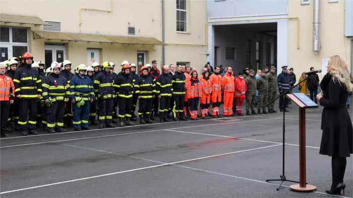 Firefighters helping Presov received awards  