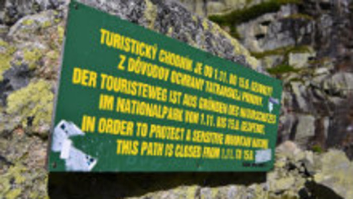V Tatrách platí sezónna uzávera, turisti ju porušujú
