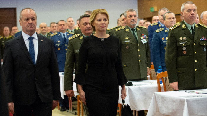 La credibilidad de las Fuerzas Armadas sigue siendo alta, destaca Čaputová