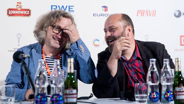 Jan Hřebejk a Petr Jarchovský v Ráne na eFeMku