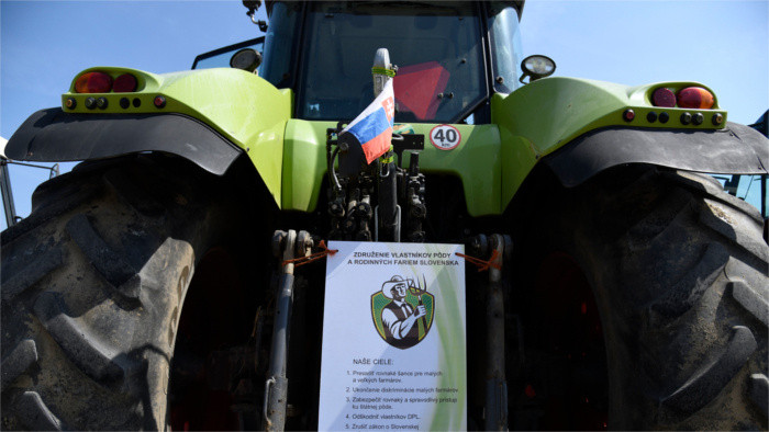 Slovenskí farmári v Bruseli