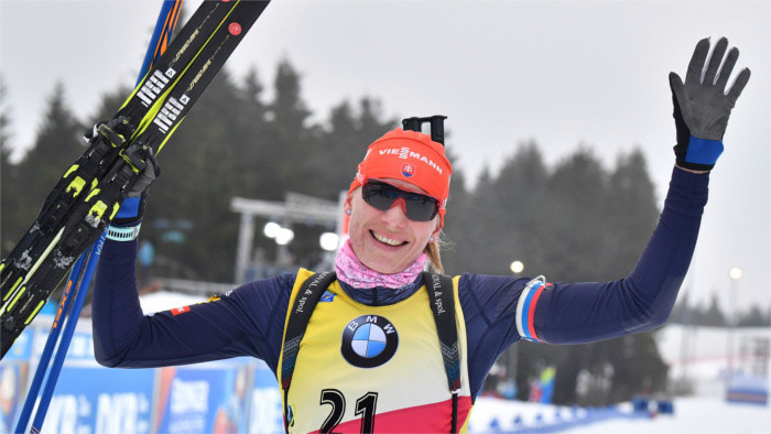 Kuzmina vence en otra prueba de la Copa del Mundo