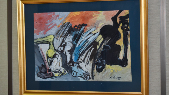 En la Radio Nacional Eslovaca fue inaugurada la muestra del pintor Vincent Hložník