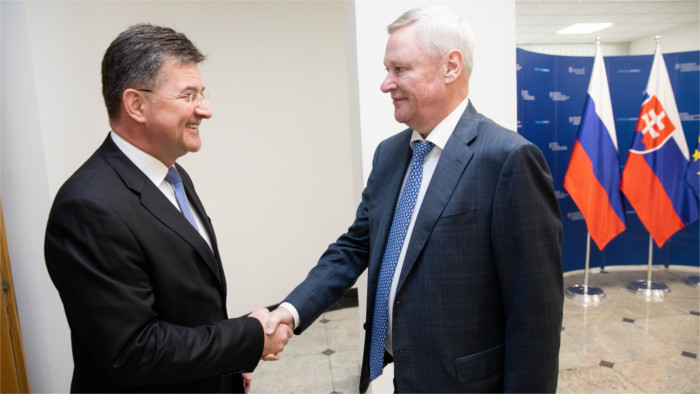 Minister Lajčák traf Russlands hohen Beamten Titow  