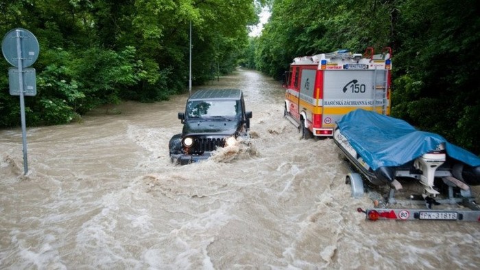 Devínska Nová Ves affected by flooding