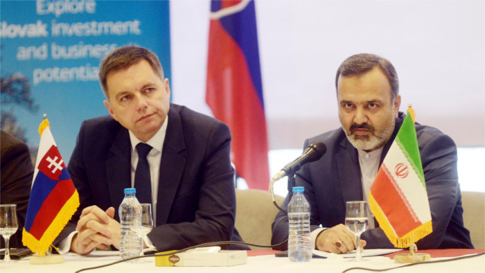 Ministro de Finanzas eslovaco se encuentra en visita oficial en Irán