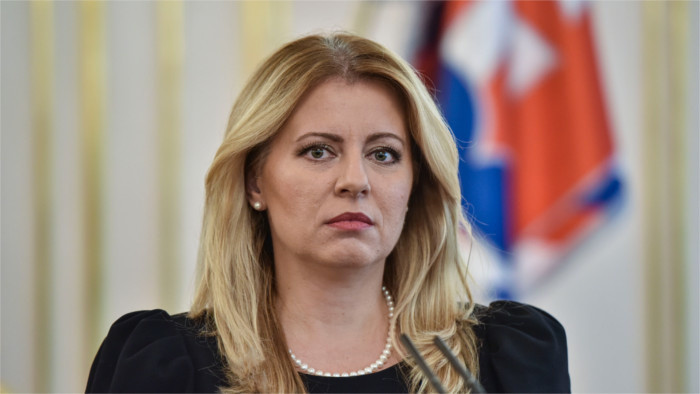 Eslovaquia pasa por un proceso de depuración, según Čaputová
