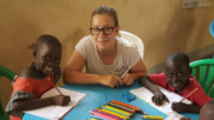 Dobrovoľníčka v Afrike