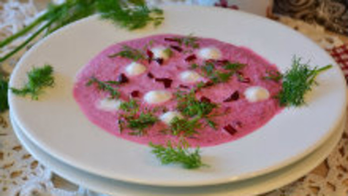 Litovská cviklová polievka