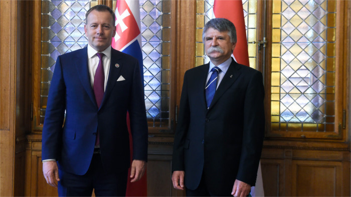 Parlamentschef Kollár besucht Ungarn