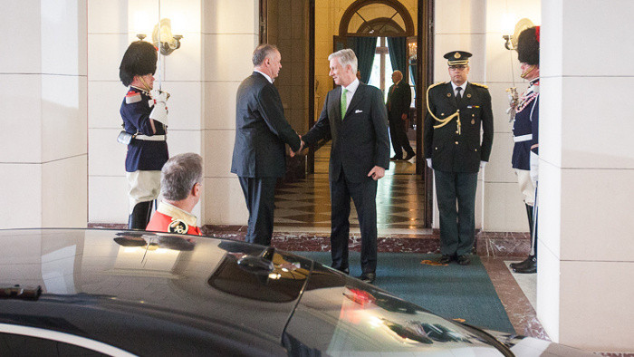 Belgian King and Slovak president discuss Slovak Presidency