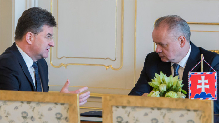 Kiska empfing Lajčák