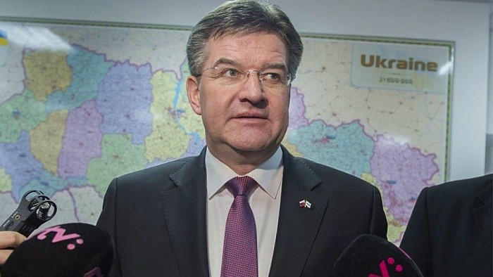 Außenminister Lajčák in der Ukraine