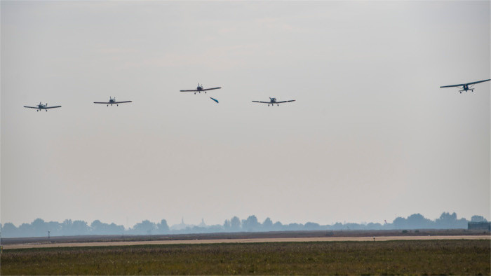 Ehrenflug für Štefánik
